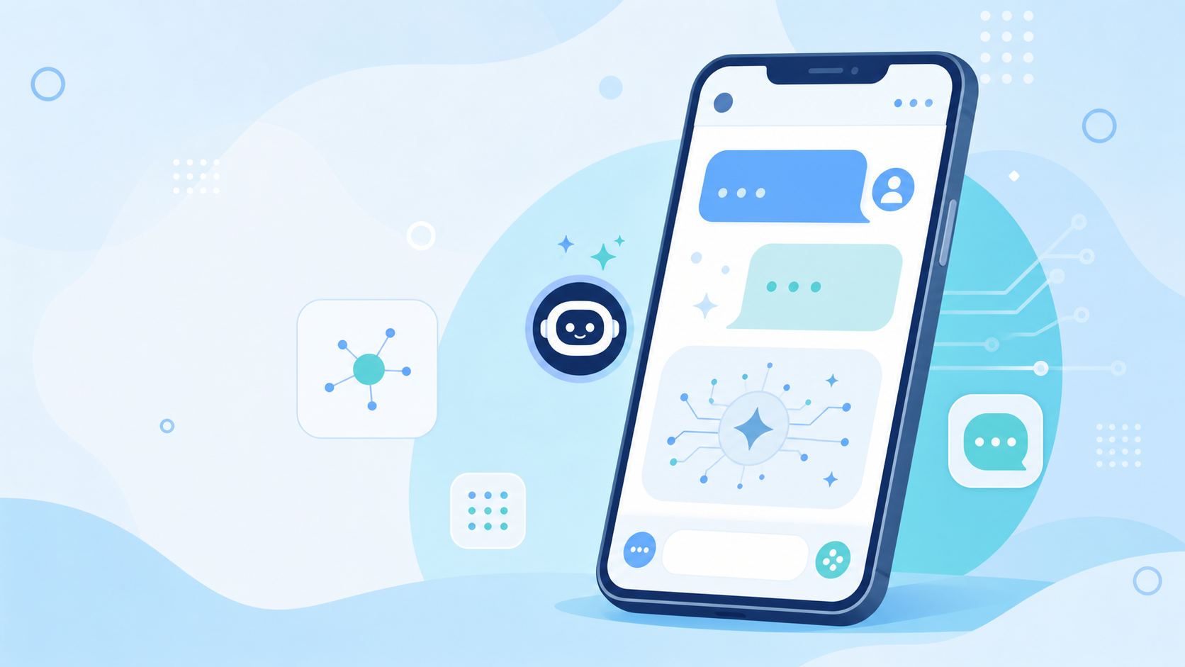 ChatGPT app एक smartphone पर खुला हुआ, chat interface दिखाते हुए